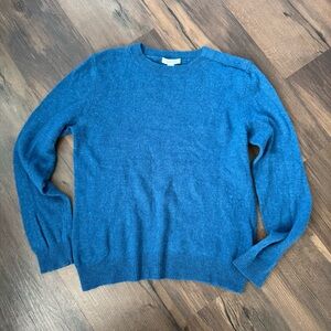 Garnet Hill Crew Neck 100% Cashmere Sweater